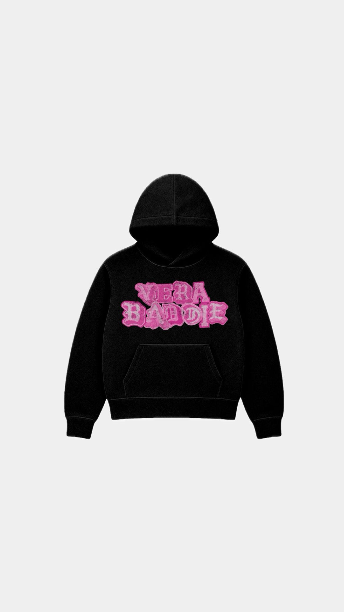HOODIE "ANNA VERA BADDIE NEW LOOK" BLACK