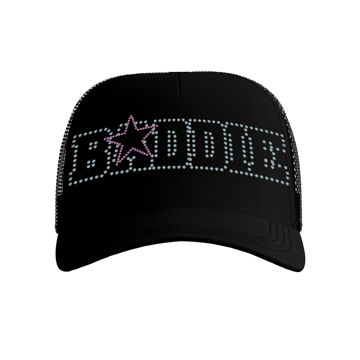 ANNA CAP "BADDIE" BLACK