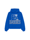 ANNA HOODIE "I LOVE BADDIES" BLUE