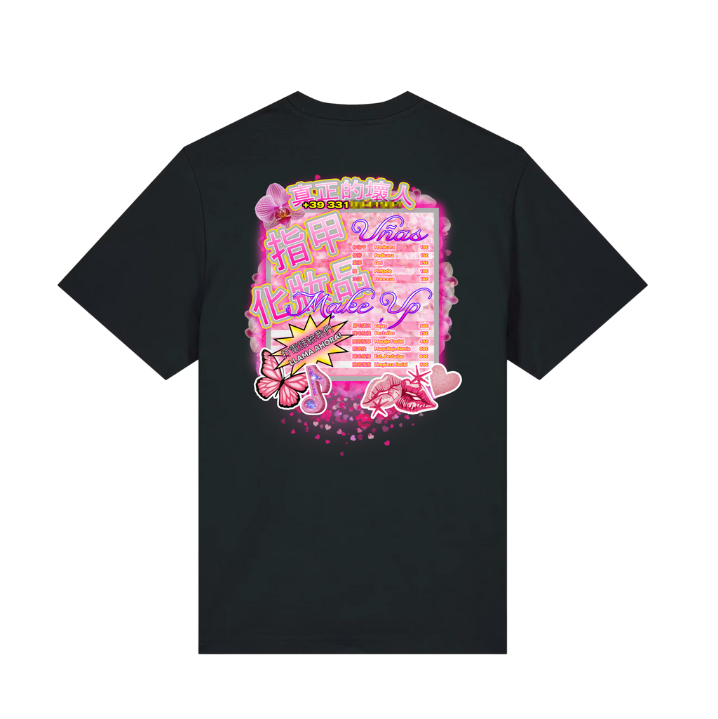 ANNA T-SHIRT "SALON DE BELLEZA" BLACK