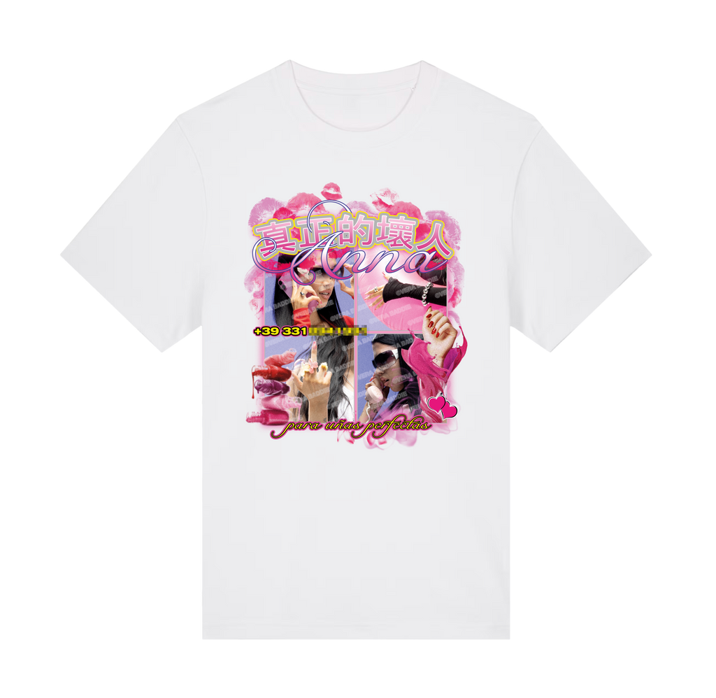 ANNA T-SHIRT "SALON DE BELLEZA" WHITE