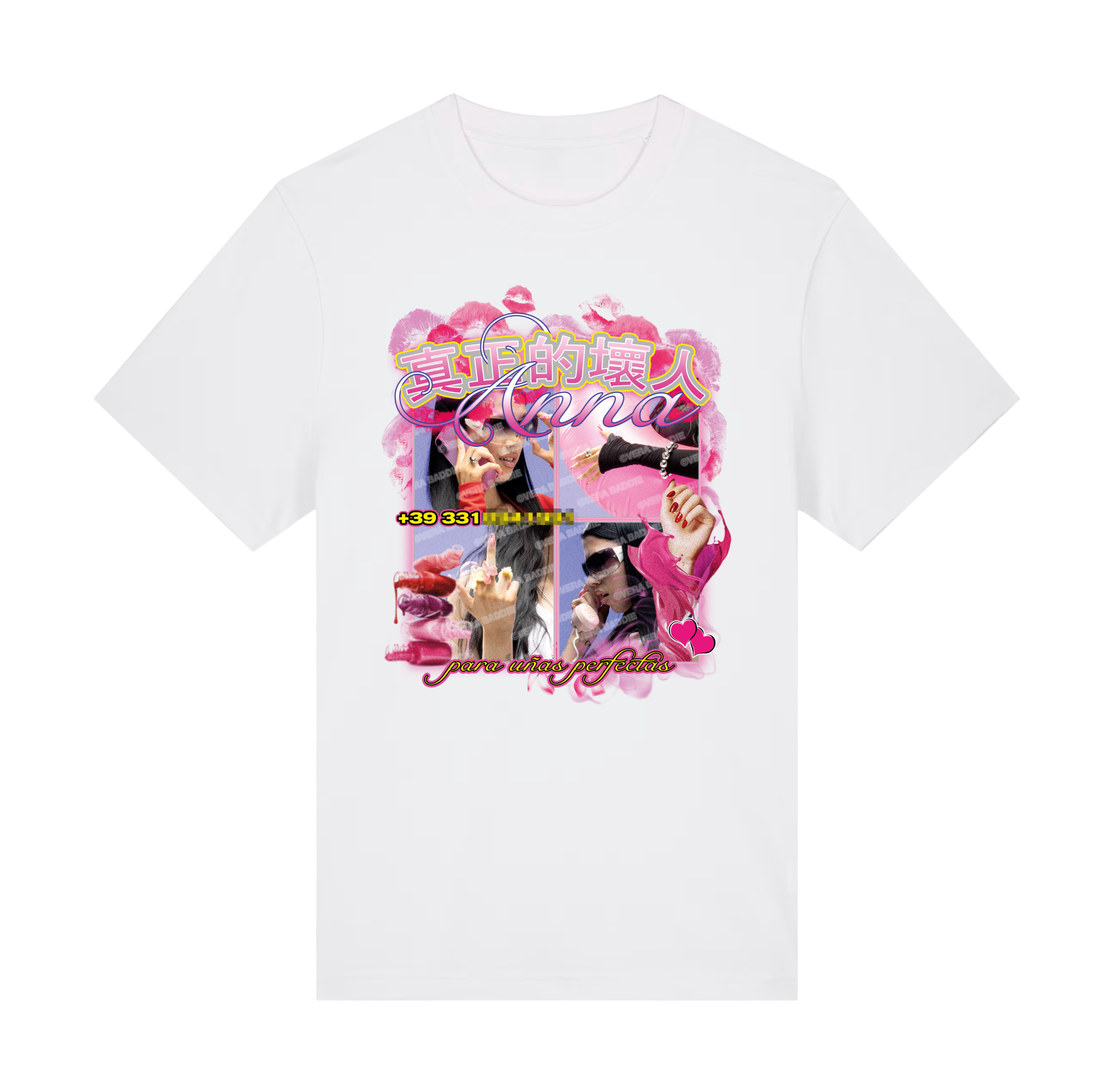 ANNA T-SHIRT "SALON DE BELLEZA" WHITE