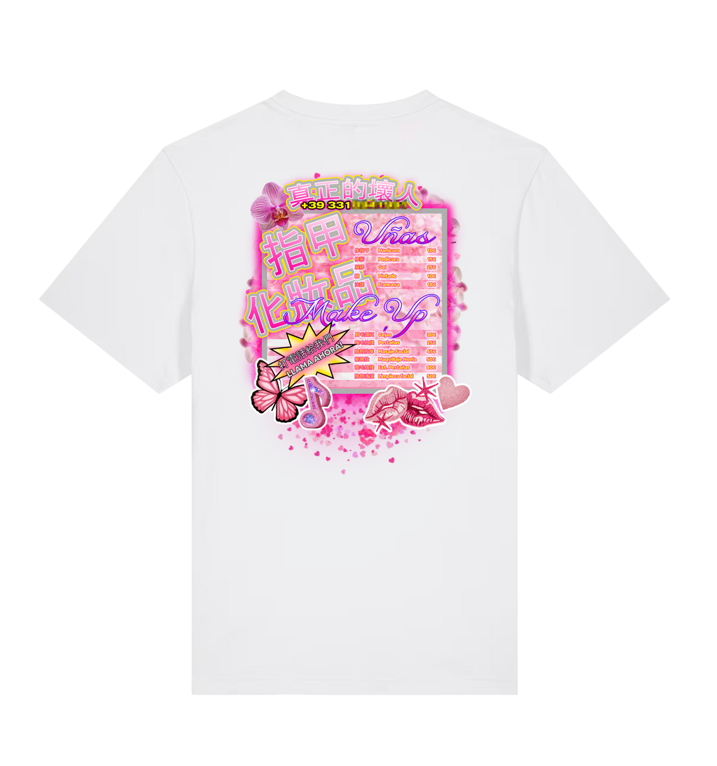 ANNA T-SHIRT "SALON DE BELLEZA" WHITE