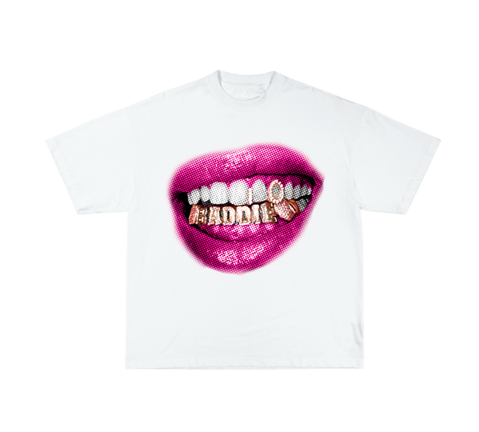 ANNA T-SHIRT "BOCCA" WHITE