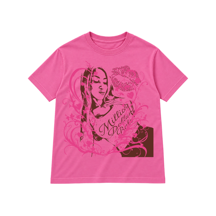 T-SHIRT ANNA "MONTANA" ROSA